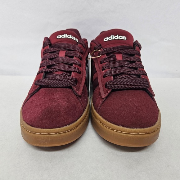 Adidas Grand Court Alpha 00s Sneakers JQ3009 Burgundy Suede Gum Mens Size 10 - Picture 10 of 12
